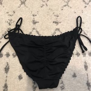 Victoria’s Secret Ruched Tie Bikini Bottoms Small